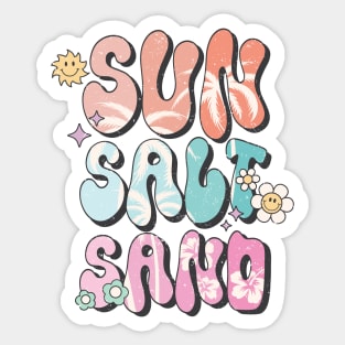 "Sun Salt Sand" Beach Life Sticker